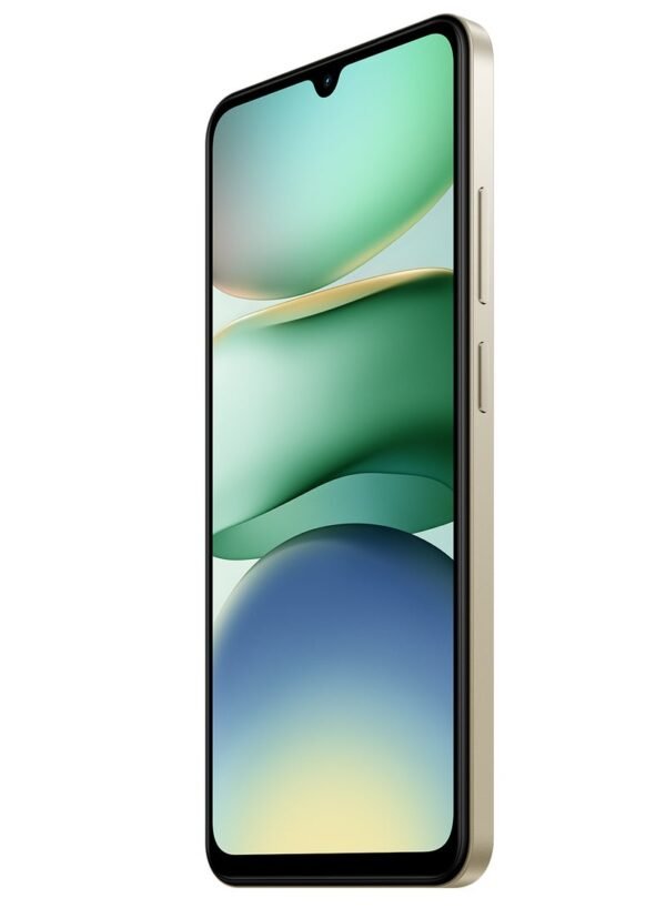 Redmi A5 Phone, Dual SIM, Sandy Gold color, 4 GB RAM, 128 GB internal storage, and 4G support – Global Version.