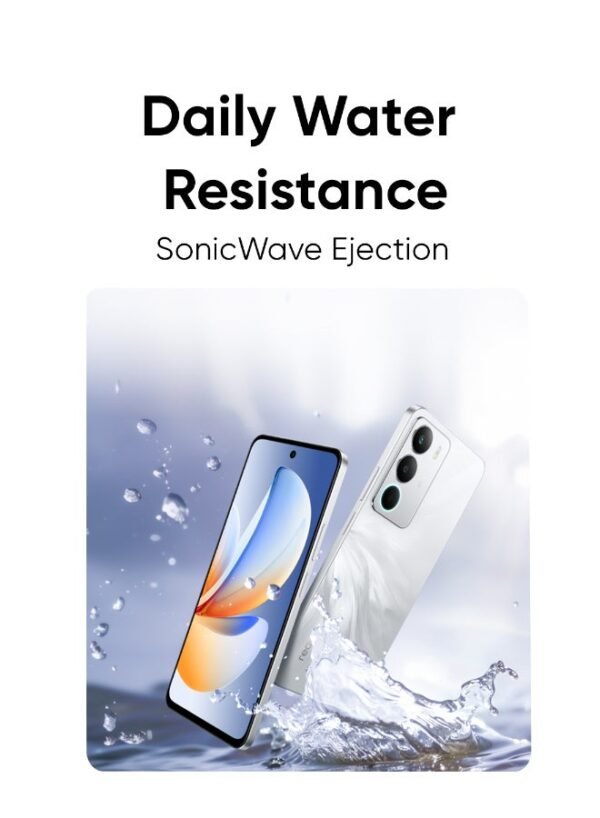 Realme C71 Dual SIM, White Swan, 6GB RAM, 128GB, 4G – Middle East Version.