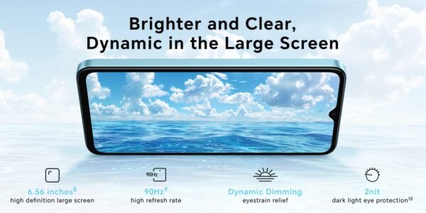 HONOR X5b Plus, Dual SIM, Ocean Blue, 4 GB RAM, 128 GB, 4G – Middle East Version.