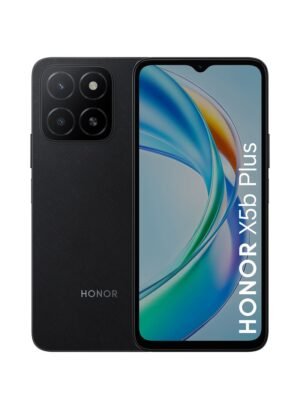 HONOR X5b Plus, Dual SIM, Midnight Black, 4 GB RAM, 128 GB, 4G – Middle East Version.