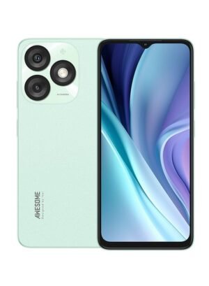 itel A50, Dual SIM, Lime Green, 3+5 GB RAM, 128 GB storage capacity, 4G support – Middle East Version.