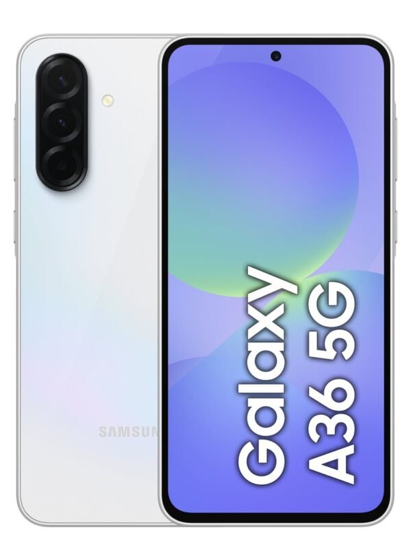 Galaxy A36 5G, Dual SIM, Awesome White, 8 GB RAM, 256 GB – Middle East Version.