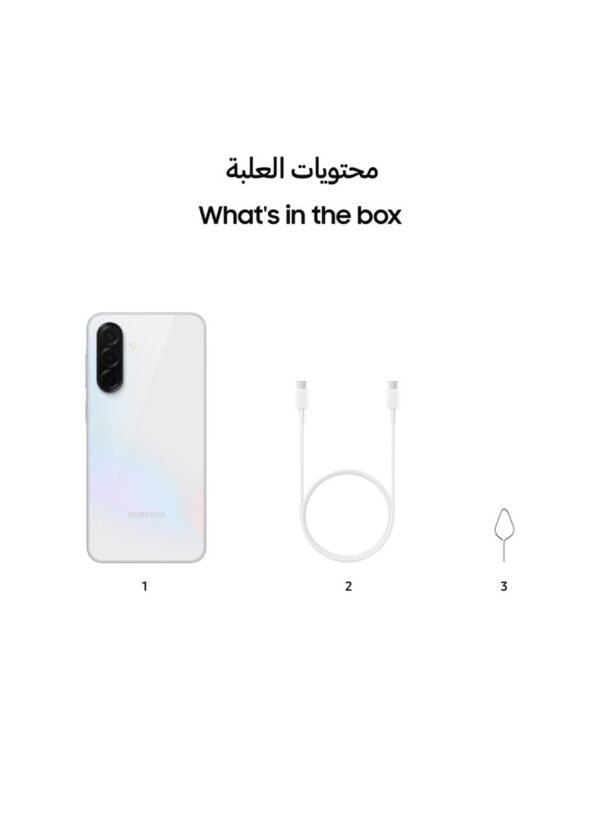 Galaxy A36 5G, Dual SIM, Awesome White, 8 GB RAM, 256 GB – Middle East Version.