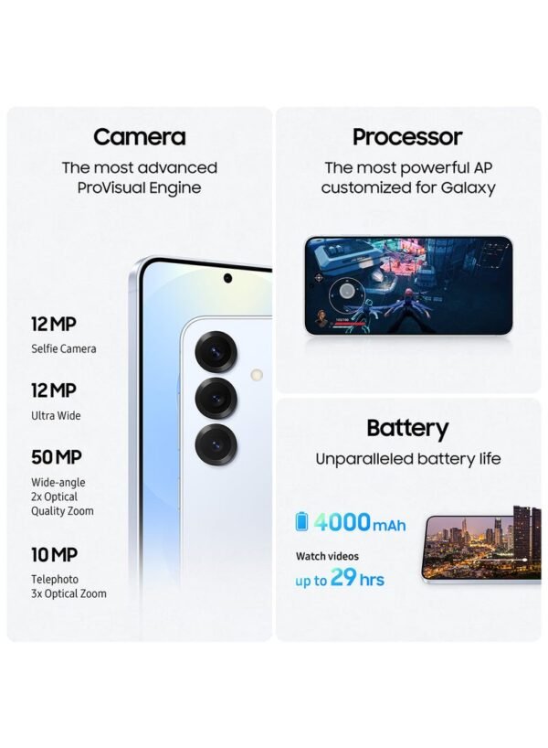 Samsung Galaxy S25 Ultra AI, Dual SIM, Titanium Silver Blue, 12 GB RAM, 256 GB, 5G – Middle East Version.