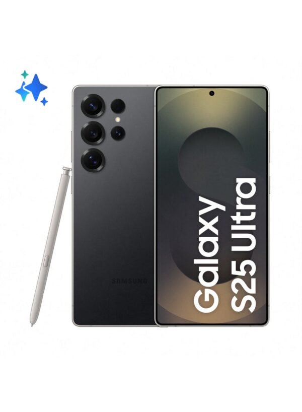 Galaxy S25 Ultra AI, Dual SIM, Titanium Black, 12 GB RAM, 256 GB, 5G – Middle East Version.