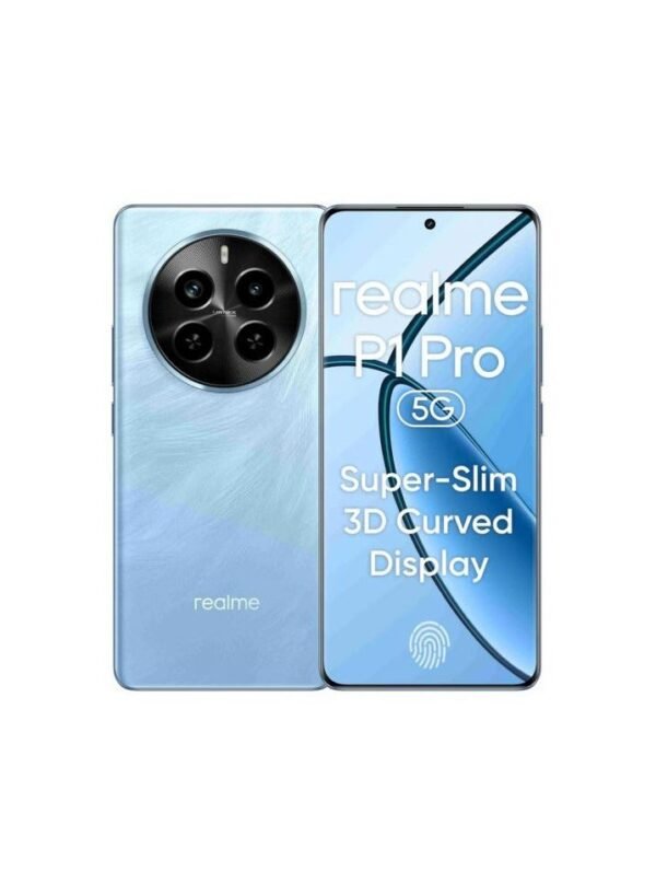 Realme P1 Pro, Dual SIM, Parrot Blue, 12 GB RAM, 256 GB, 5G – Middle East Version.