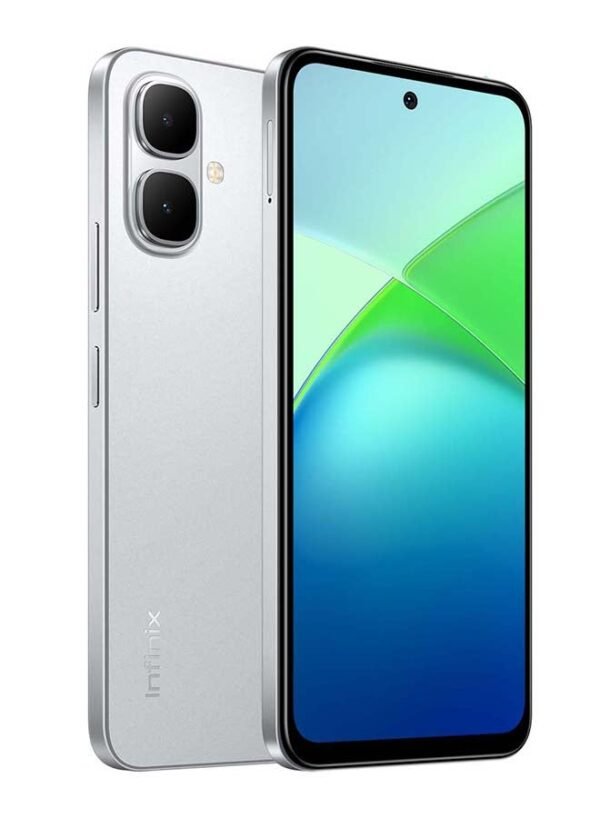 Infinix Smart 10, Dual SIM, 4+4 GB RAM + 128 GB, Titanium Silver – Middle East Version.