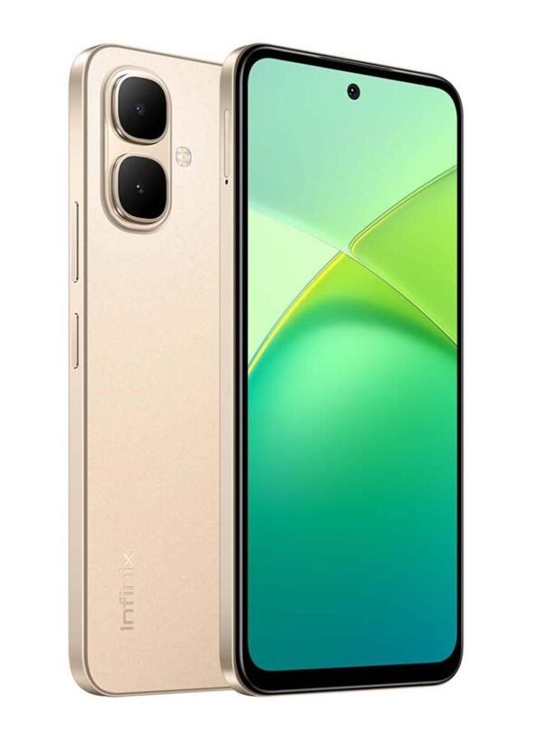 Infinix Smart 10, Dual SIM, 4+4 GB RAM + 128 GB, Dusk Gold – Middle East Version.